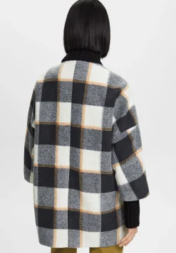 Sg-083Eo1G329 Checkedlong - Manteau Classique|Esprit Collection Best Sale