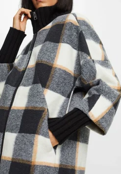 Sg-083Eo1G329 Checkedlong - Manteau Classique|Esprit Collection Best Sale