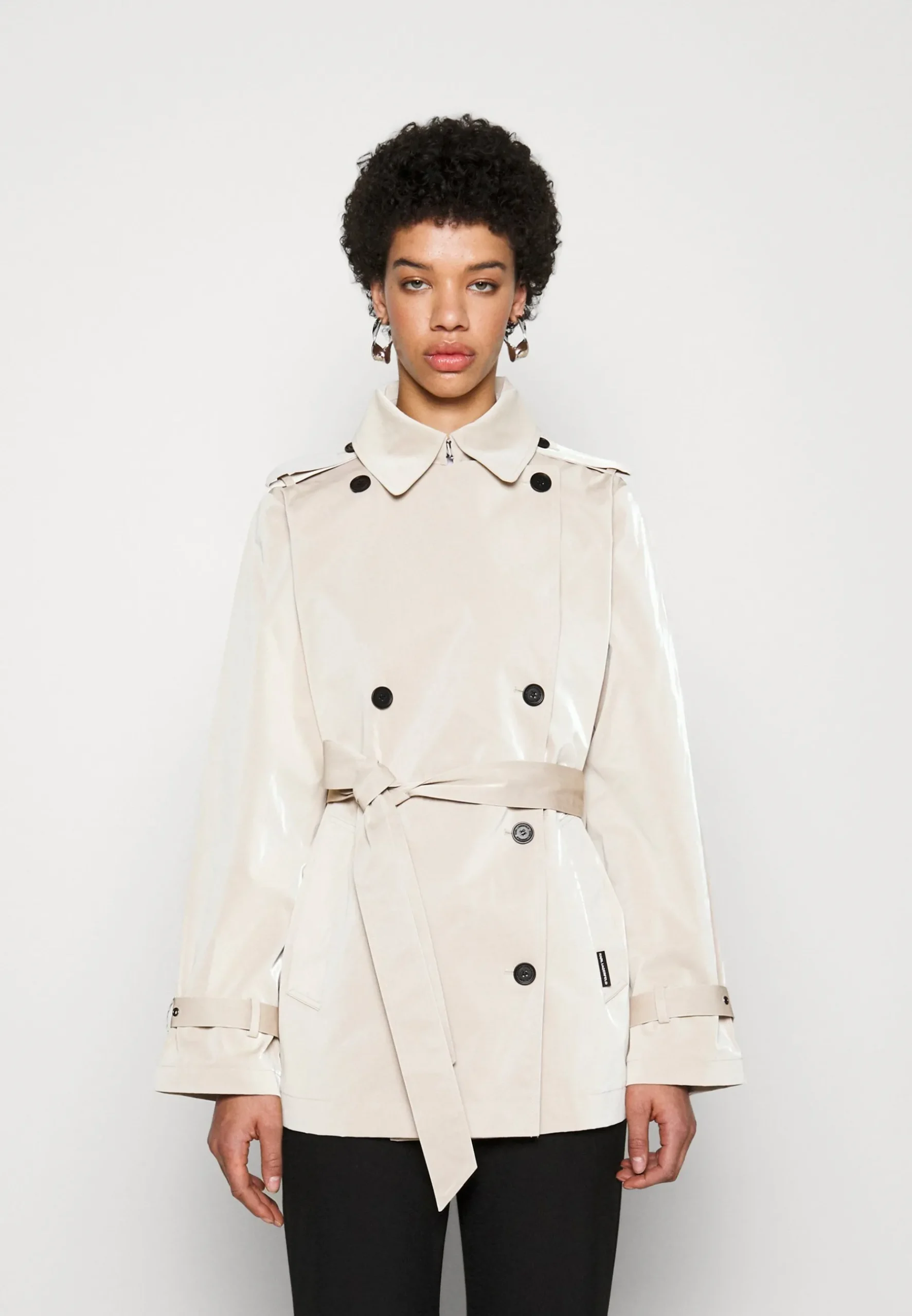 Short Trench - Trench|KARL LAGERFELD Best Sale