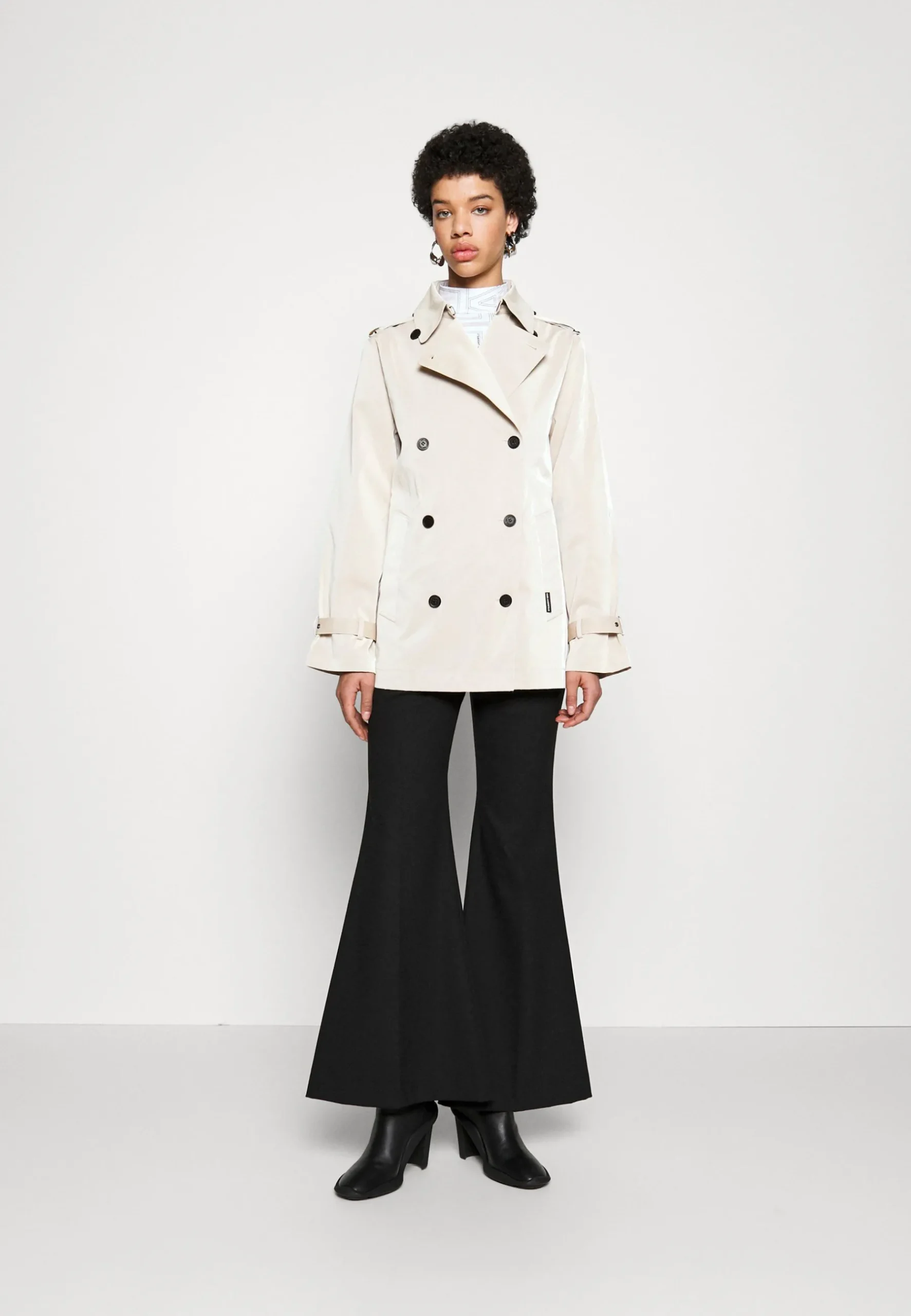 Short Trench - Trench|KARL LAGERFELD Best Sale