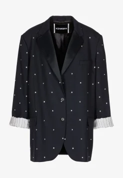 Silver Swarovski - Manteau Court|FRENKEN Cheap