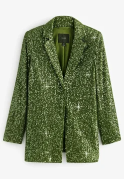 Single Breasted Sequin - Manteau Court|Next Fashion