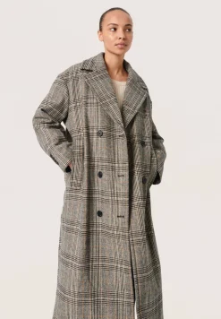 Slchicka Checked - Manteau Classique|Soaked in Luxury Clearance