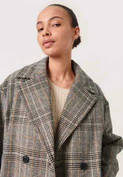 Slchicka Checked - Manteau Classique|Soaked in Luxury Clearance