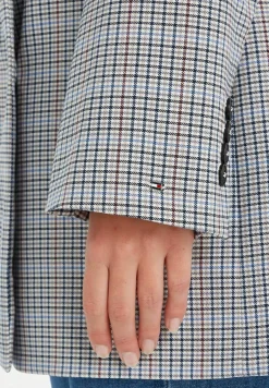 Small Check Relaxed - Manteau Court|Tommy Hilfiger Sale