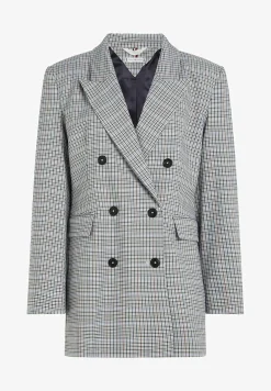 Small Check Relaxed - Manteau Court|Tommy Hilfiger Sale