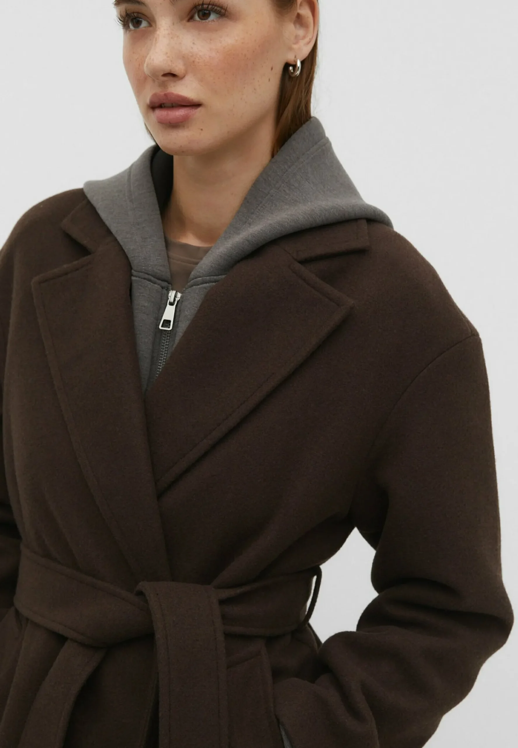 Soft-Touch With Belt - Trench|Stradivarius Sale