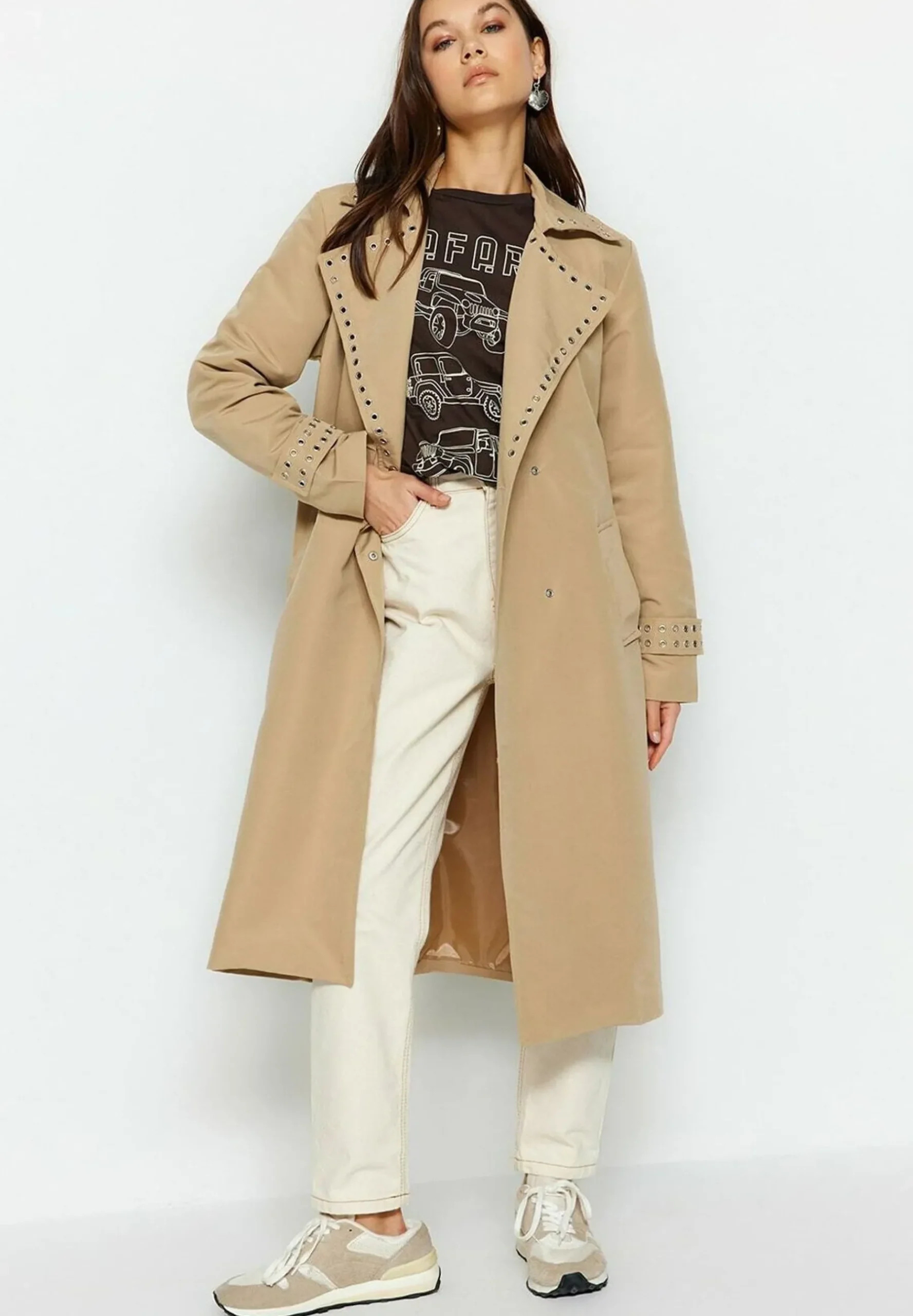Stijlvol / Nacht - Trench|Trendyol Fashion
