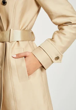 Straight Belted With Hood - Trench|Morgan Hot