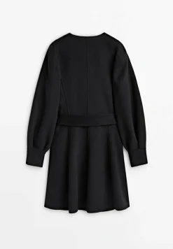 Studio - Belted Peplum - Manteau Court|Massimo Dutti New