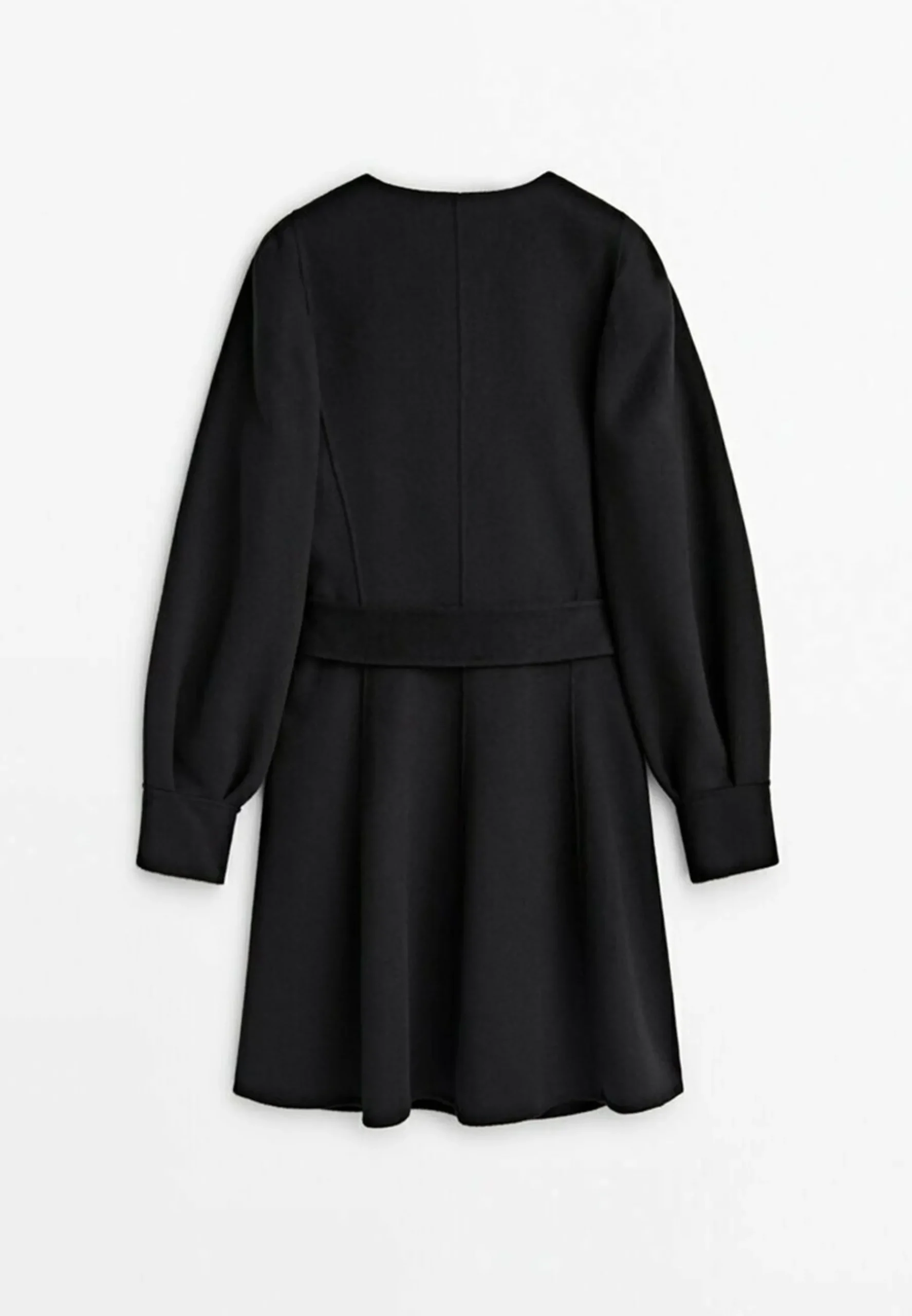 Studio - Belted Peplum - Manteau Court|Massimo Dutti New
