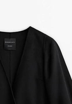 Studio - Belted Peplum - Manteau Court|Massimo Dutti New