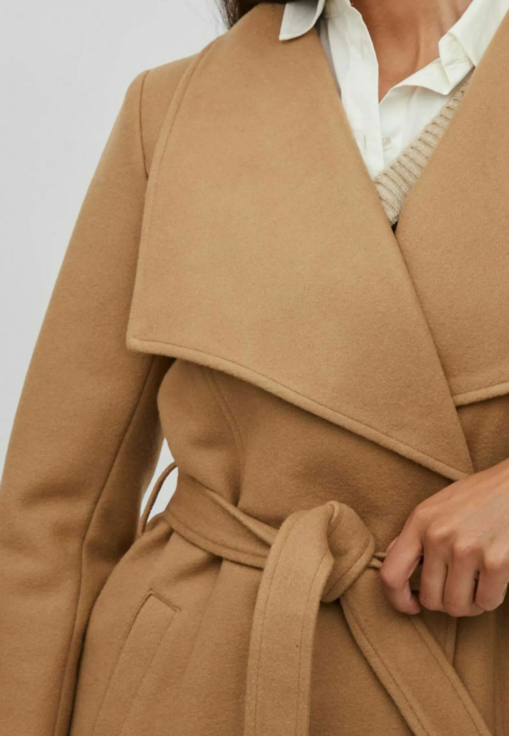 Taillengurtel - Manteau Court|VILA Flash Sale