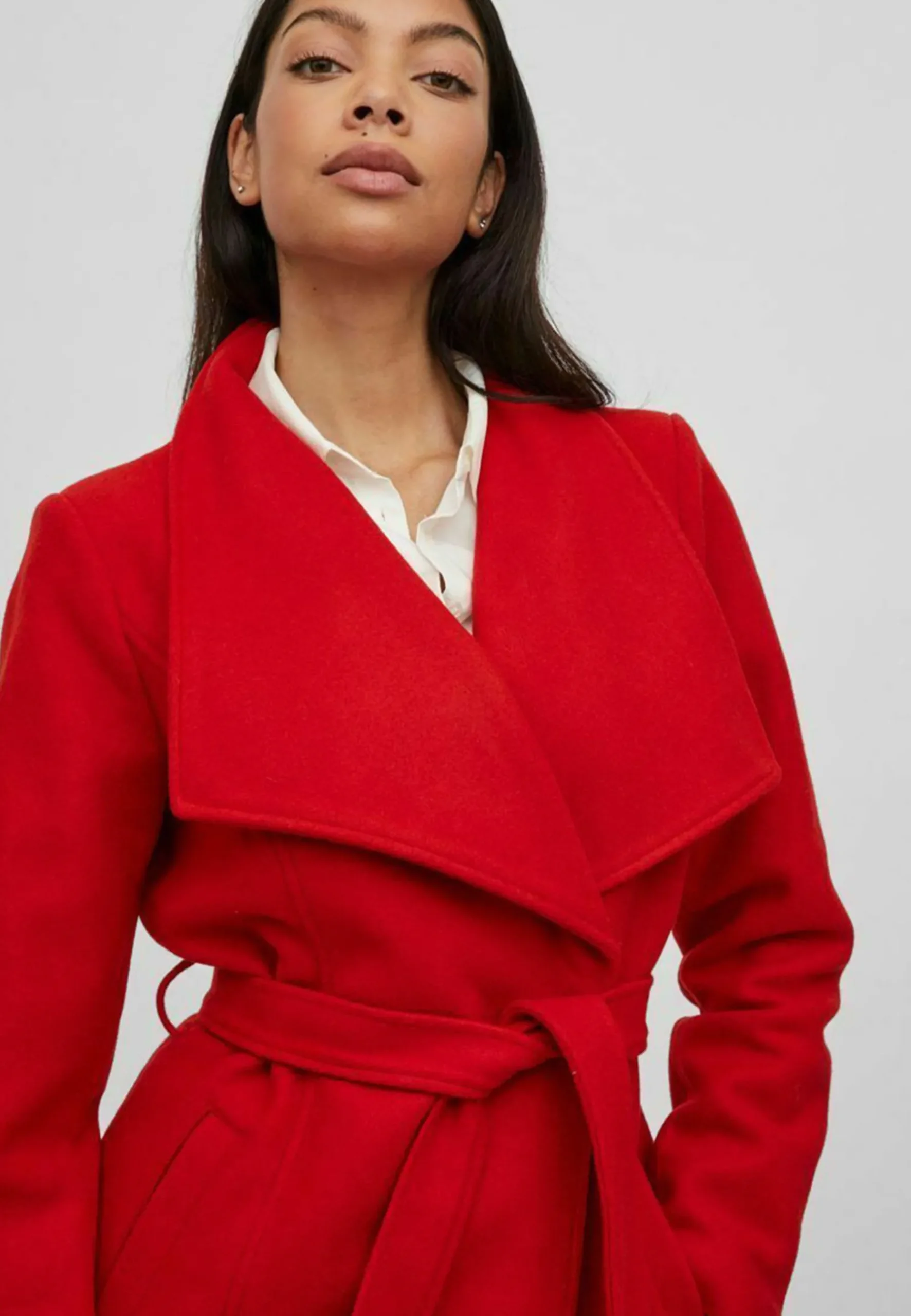 Taillengurtel - Manteau Court|VILA Fashion