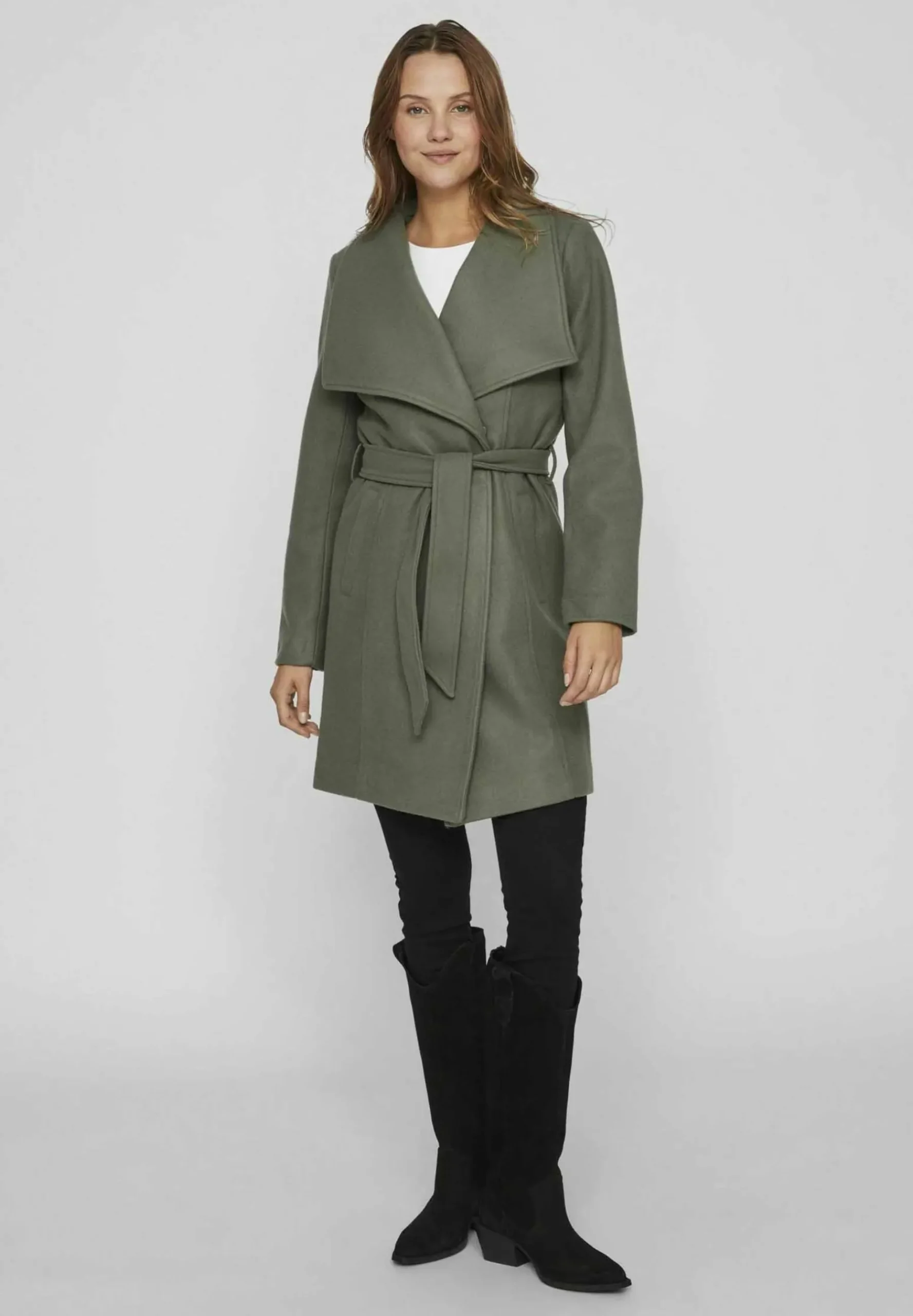 Taillengurtel - Manteau Court|VILA Fashion