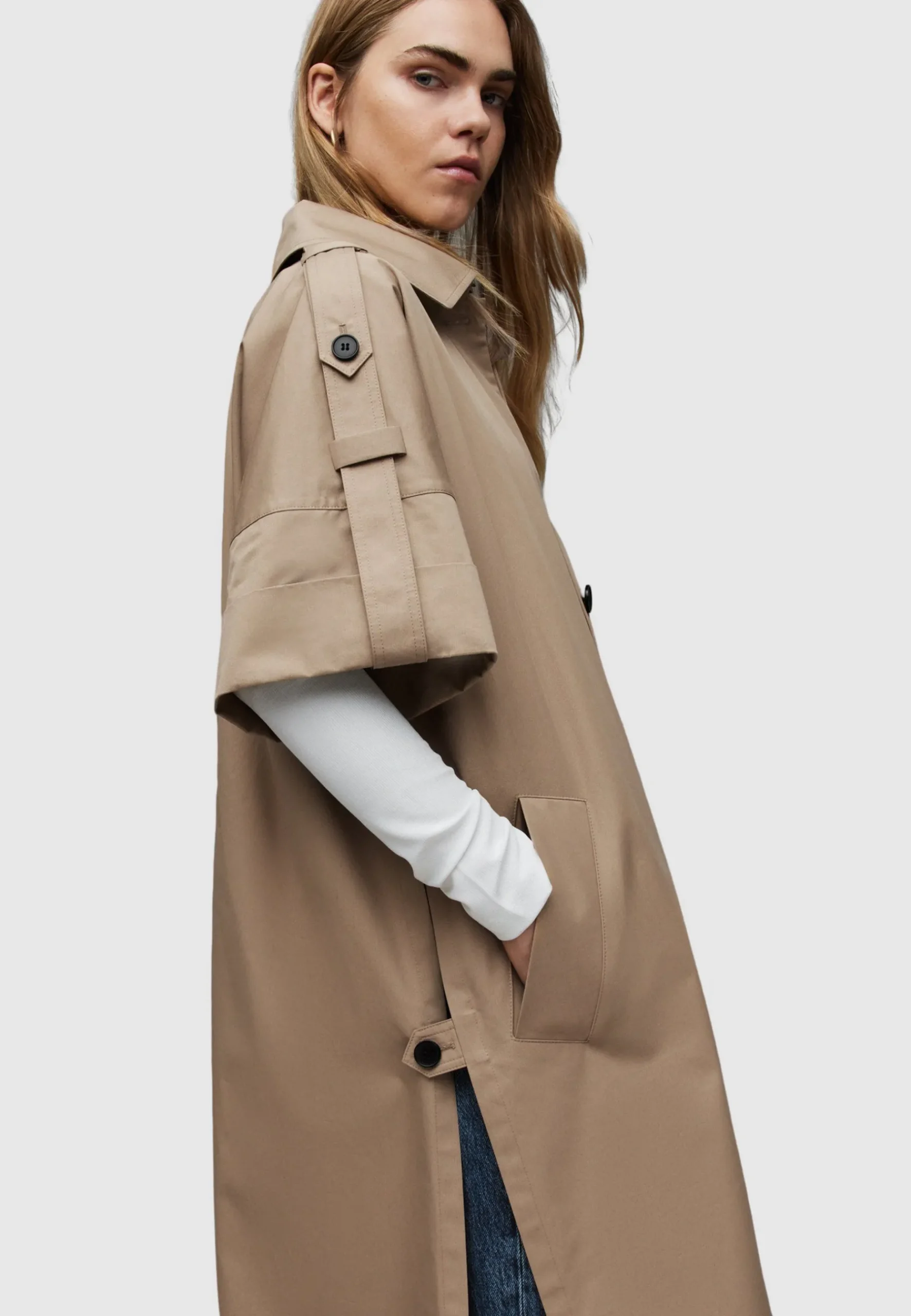 Tina - Trench|AllSaints Flash Sale