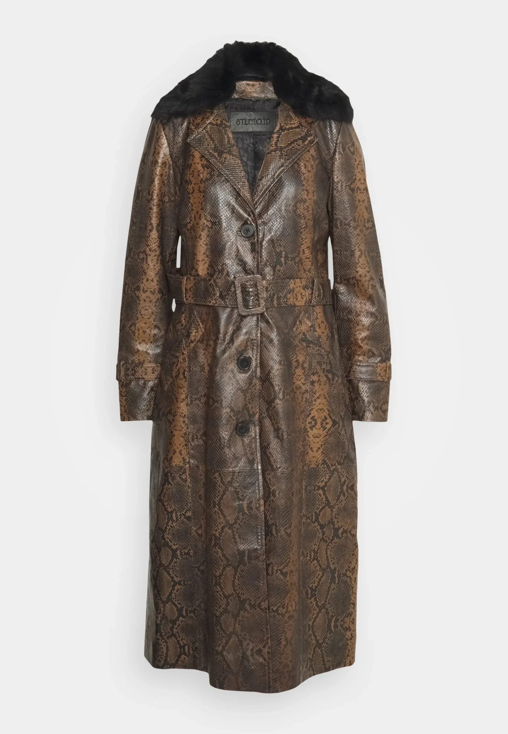 Trench With Toscana Shearling Collar - Trench|STUDIO ID Online