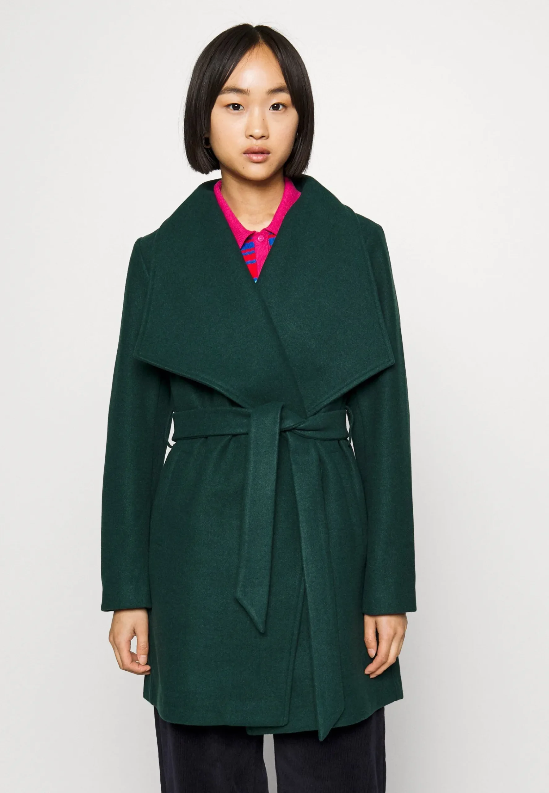 Vicooley Collar Belt - Manteau Classique|VILA Petite Best Sale