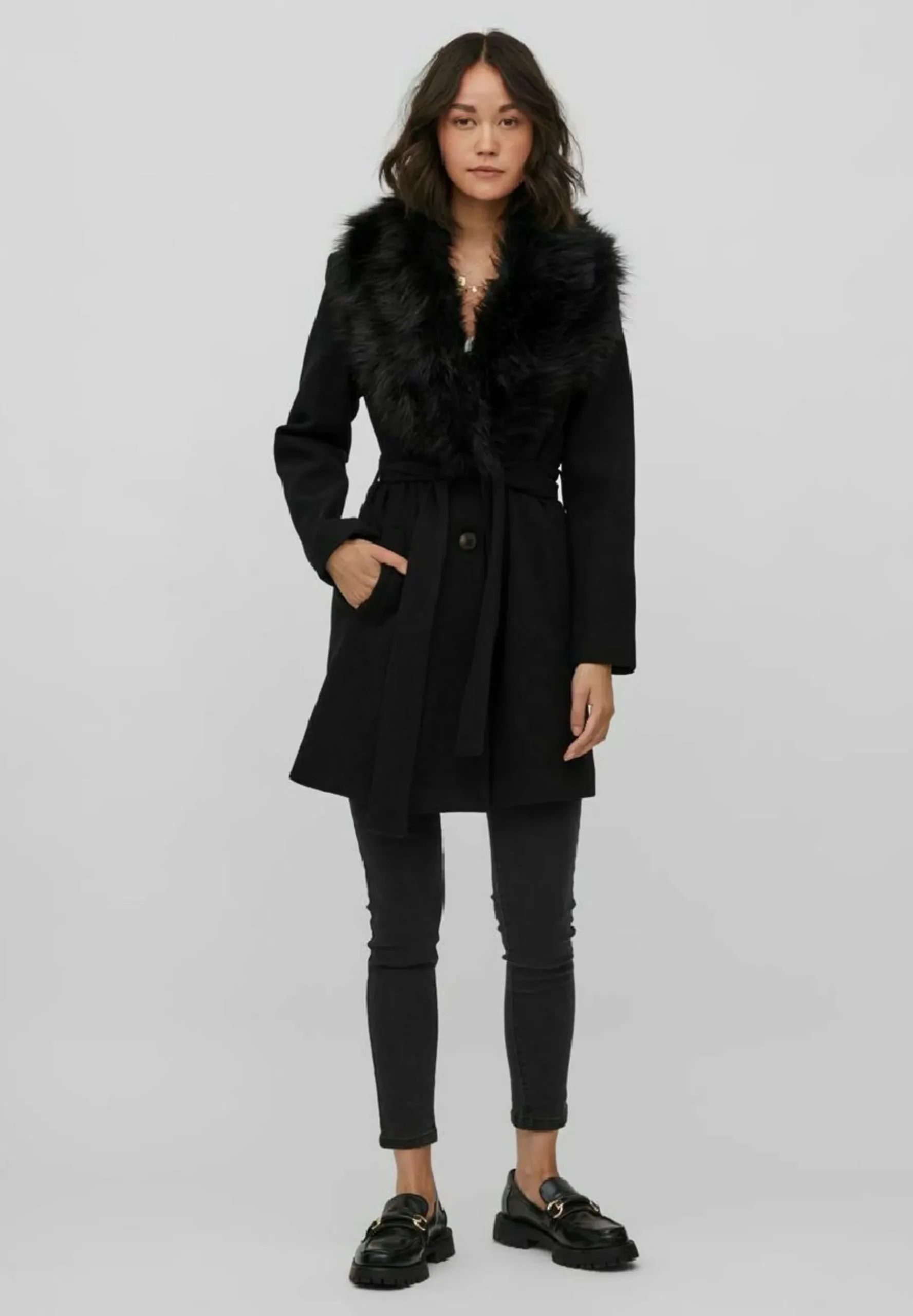 Vimetil Faux Collar Ka Ptt - Manteau Classique|VILA Petite Clearance