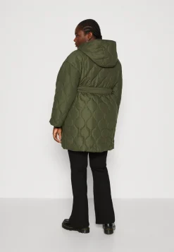 Vithora Belted Quilt Coat - Manteau Court|EVOKED VILA Cheap