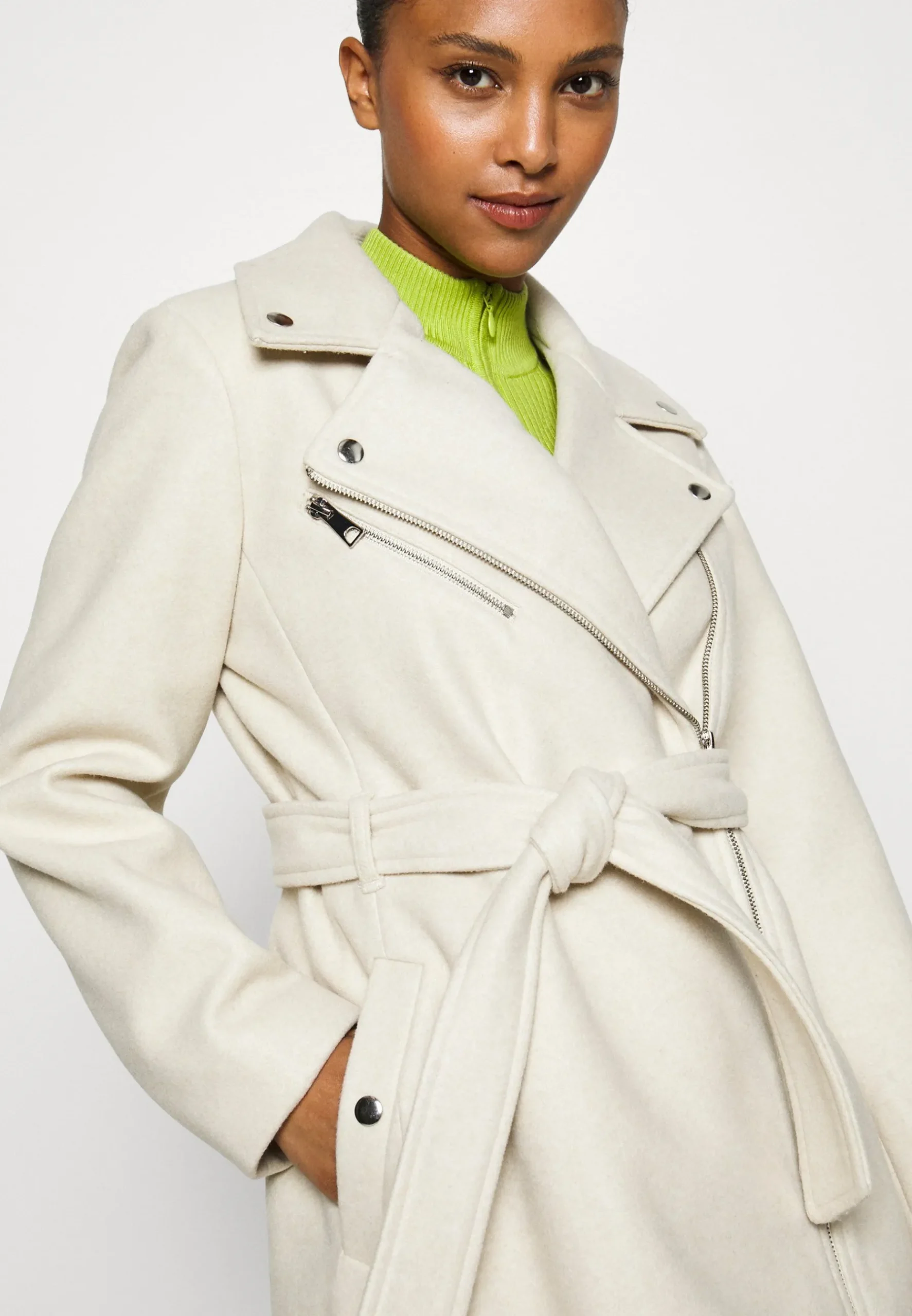 Vmpop Biker Coat - Manteau Classique|Vero Moda Petite Cheap