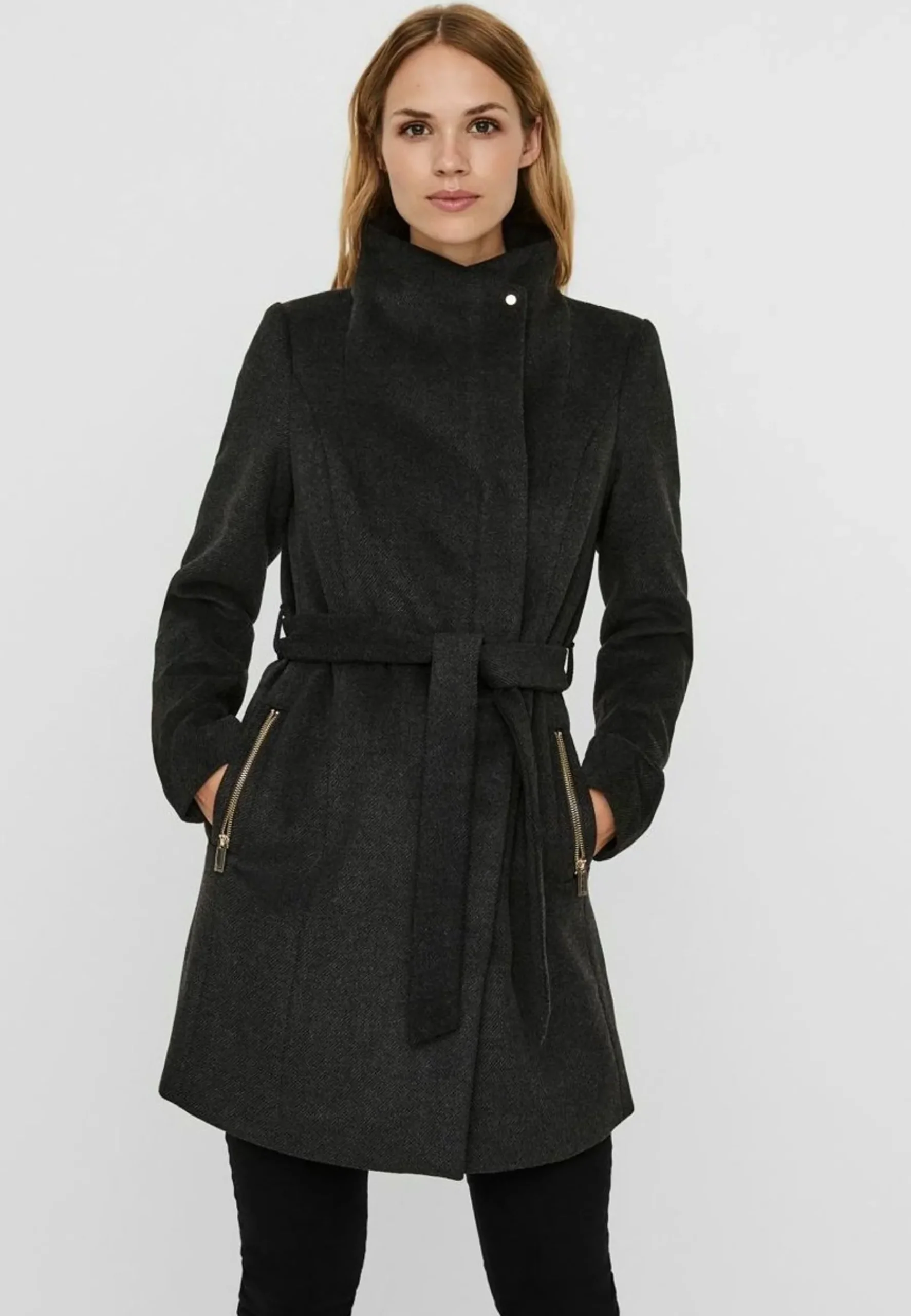 Vmtwodope Belt Jacket - Manteau Court|Vero Moda Cheap