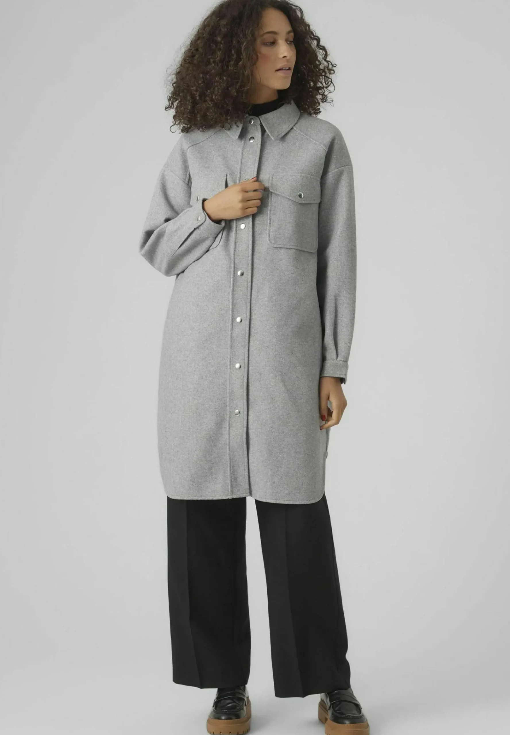 Vmvince Long Boxy Ls - Manteau Court|Vero Moda Shop