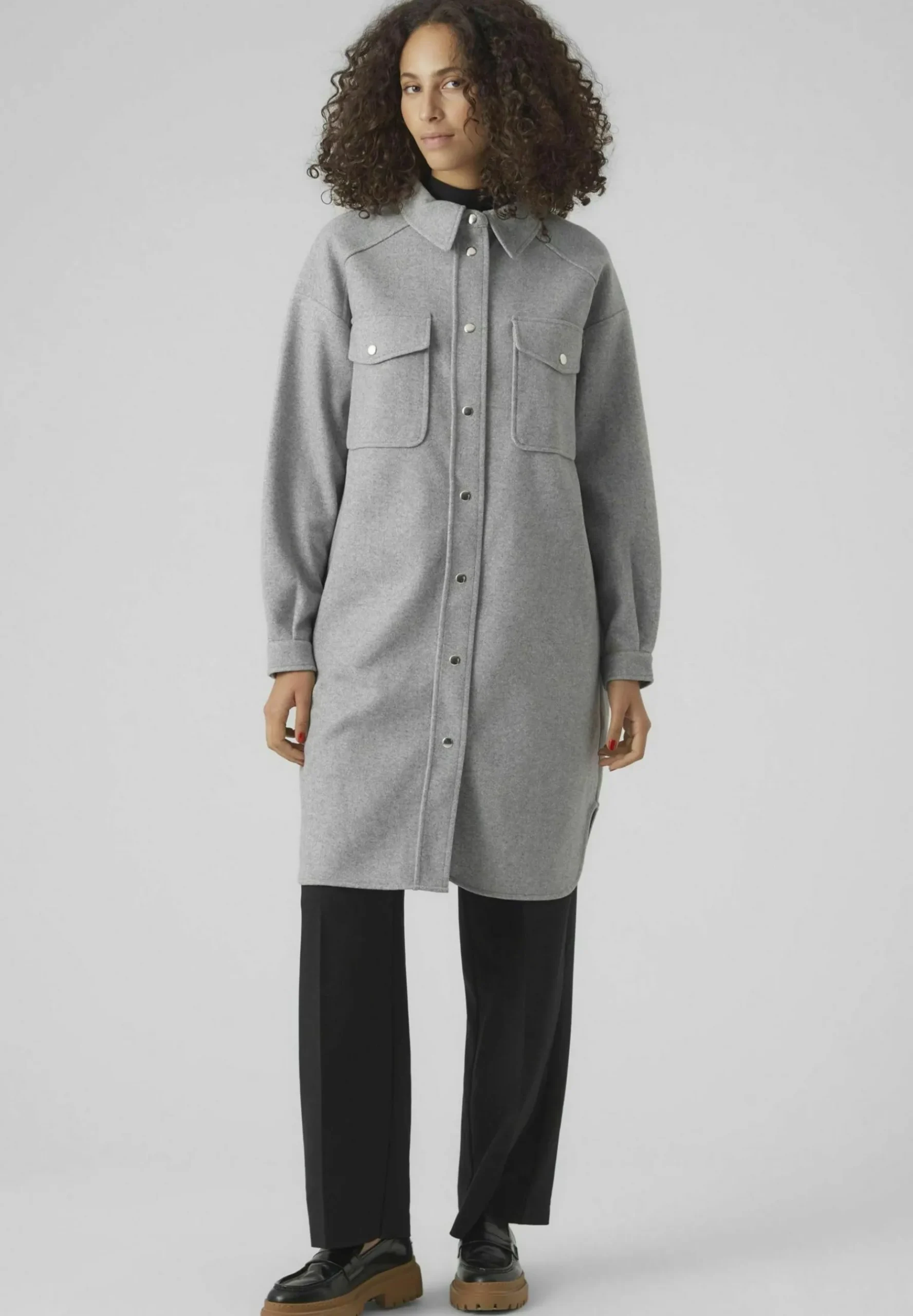 Vmvince Long Boxy Ls - Manteau Court|Vero Moda Shop