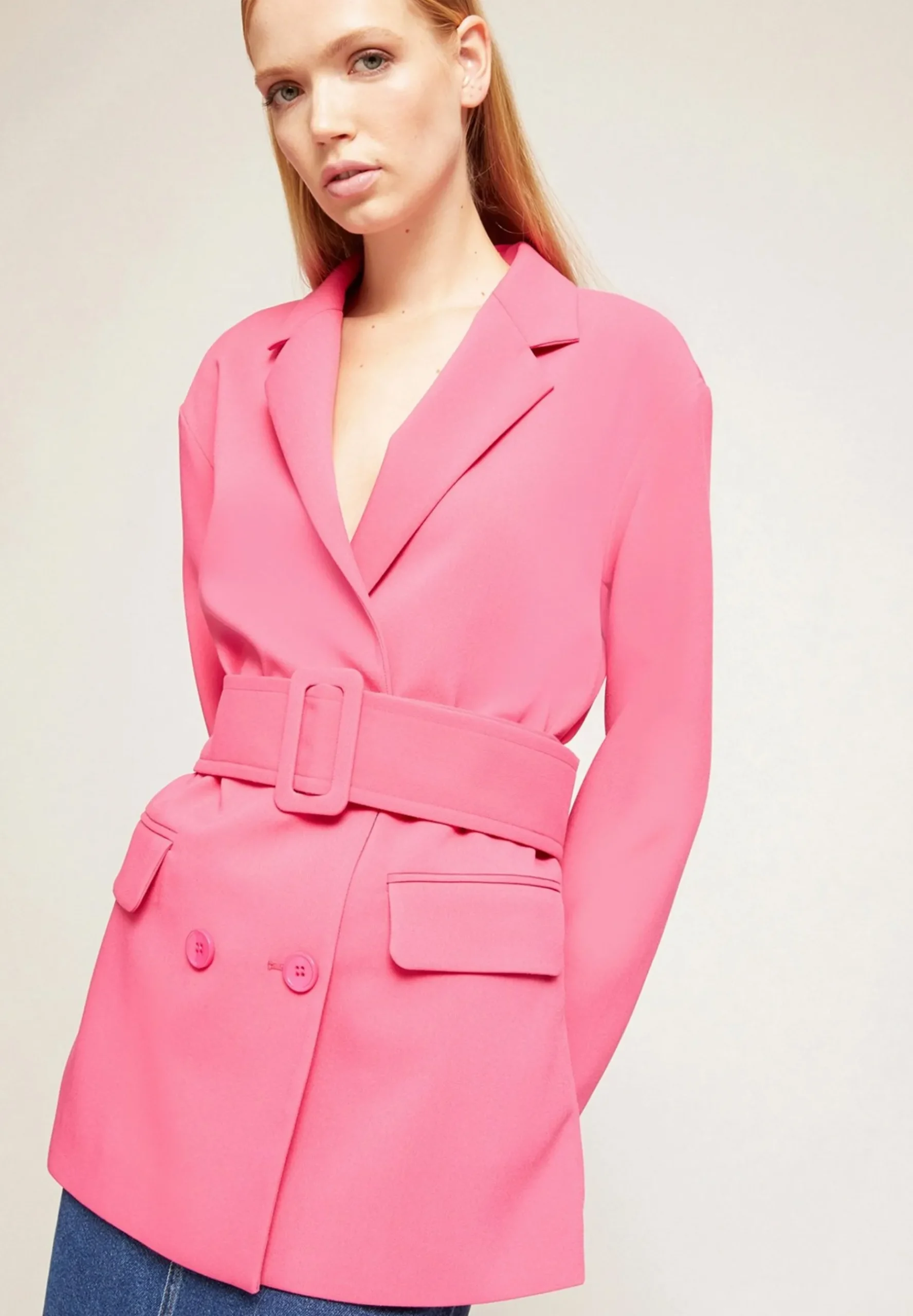 With Belt - Manteau Court|Motivi Flash Sale