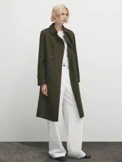 With Belt - Trench|Massimo Dutti Discount
