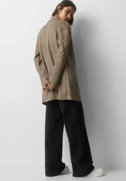 With Roll-Up Sleeves - Manteau Court|PULL&BEAR Hot