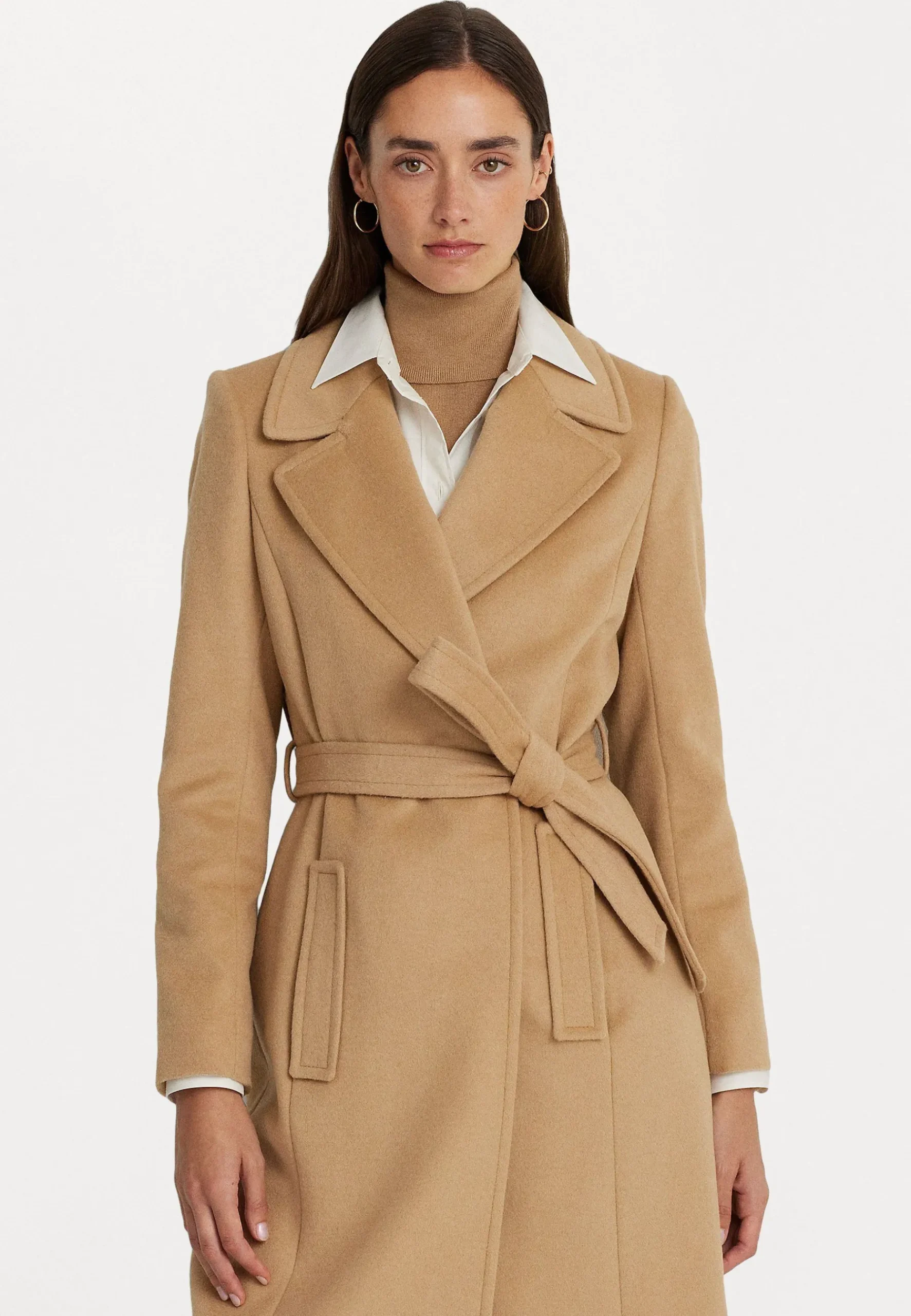 Wrap Lined Coat - Manteau Classique|Lauren Ralph Lauren Petite Discount