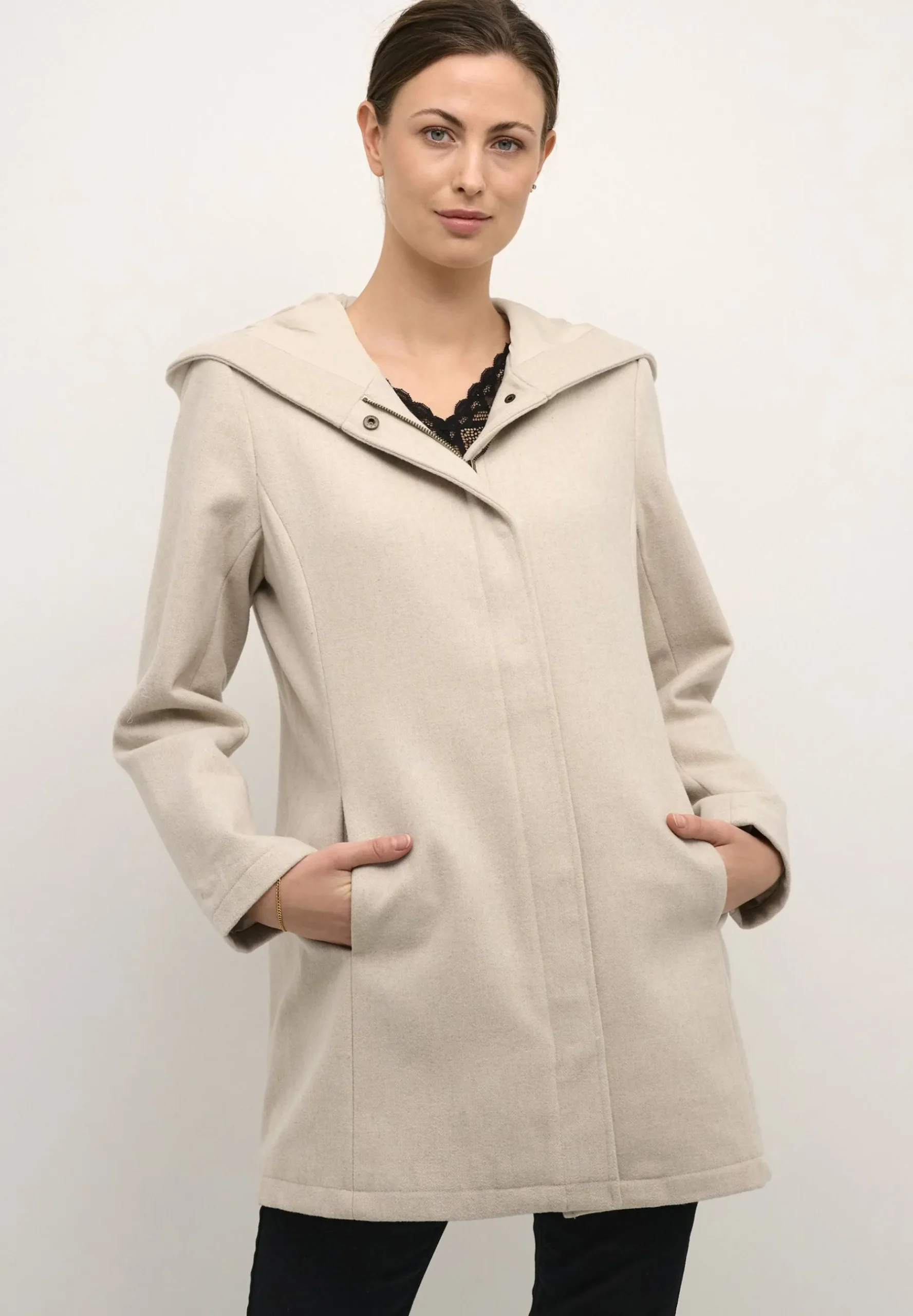Ysta - Manteau Court|Cream Discount